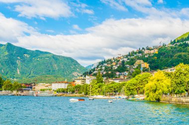 Lakeside görünümü Locarno, Switzerlan