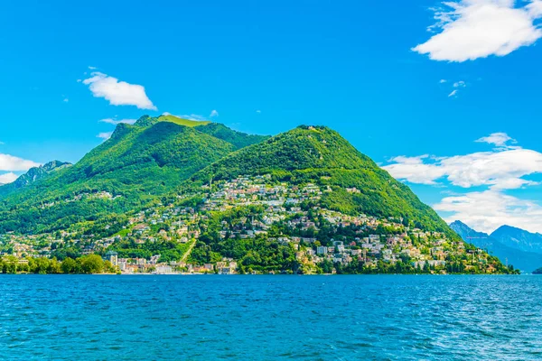 Teil Von Lugano Monte Bre Schweiz — Stockfoto