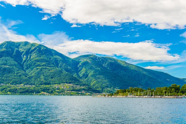 Jachthaven Locarno Zwitserland — Stockfoto