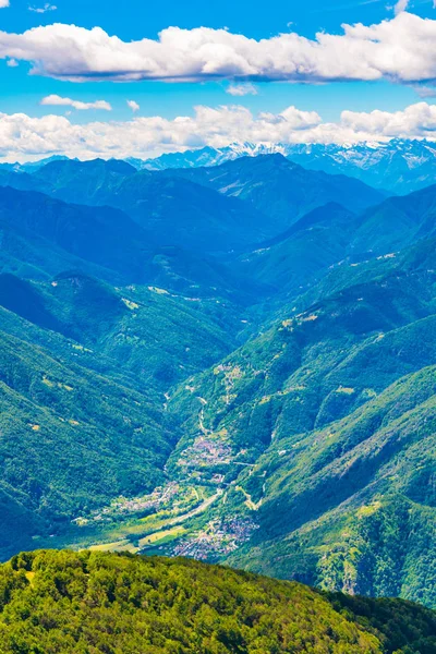 Gordevio Avegno Villaggi Situati Sul Monte Cardada Svizzera — Foto Stock