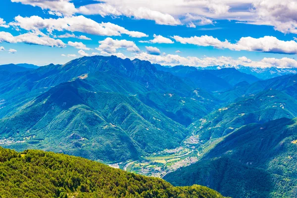 Gordevio Und Avegno Dörfer Auf Dem Berg Cardada Der Schweiz — Stockfoto