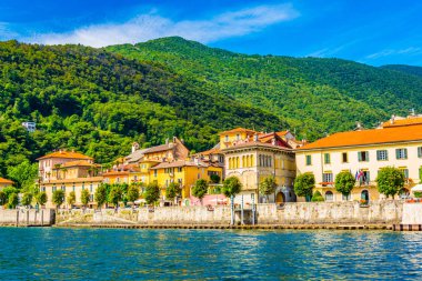 Lakeside görünümü Cannobio, Ital
