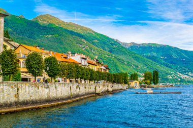 Lakeside görünümü Cannobio, Ital