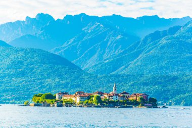 Isola Superiore dei pescatori Lago Maggiore, İtal 'da