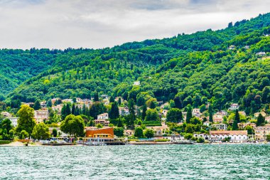 Stresa, İtalya, 27 Temmuz 2017: Stresa, Ital Cityscape