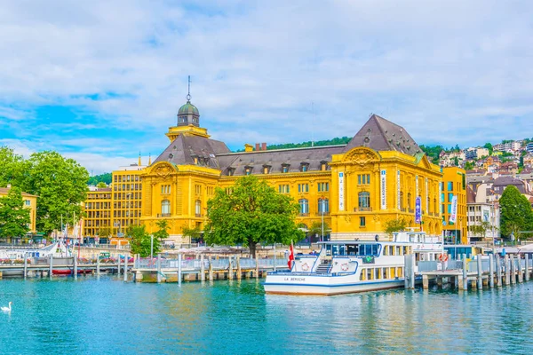 Neuchatel Switzerland July 2017 Museum Art History Port Neuchatel Switzerlan — Stock Photo, Image