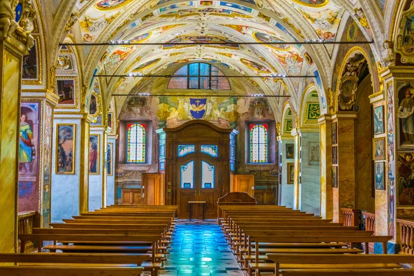 Locarno Svájc 2017 Július Belső Santuario Della Madonna Del Sasso — Stock Fotó