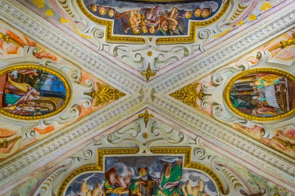 Locarno Suíça Julho 2017 Interior Santuario Della Madonna Del Sasso — Fotografia de Stock