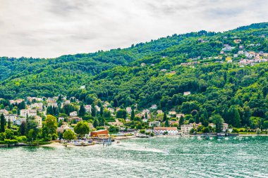 Stresa, İtalya, 27 Temmuz 2017: Stresa, Ital Cityscape