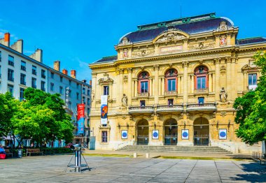 Lyon, Fransa, 22 Temmuz 2017: Lyon, Frangı Celestines tiyatroda görünümünü