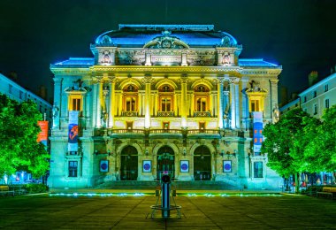 Lyon, Fransa, 22 Temmuz 2017: Lyon, Frangı Celestines tiyatroda görünümünü