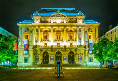 Lyon, Fransa, 22 Temmuz 2017: Lyon, Frangı Celestines tiyatroda görünümünü