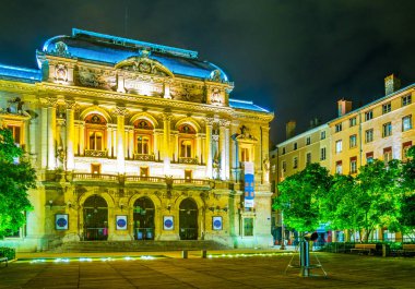 Lyon, Fransa, 22 Temmuz 2017: Lyon, Frangı Celestines tiyatroda görünümünü