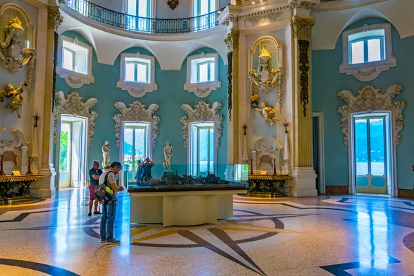 Isola Bella Italia Julio 2017 Interior Del Palacio Borromeo Isola —  Fotos de Stock