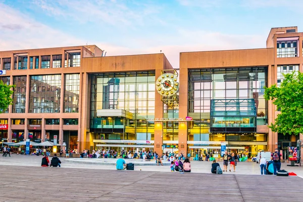 Lyon France July 2017 Sunset View Part Dieu Train Station — Stock Photo, Image