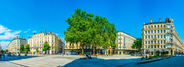 Lyon Franciaország 2017 Július Place République Történelmi Központjában Lyon Uralja — Stock Fotó