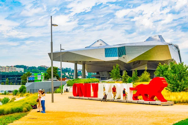 Lyon Francia Julio 2017 Musee Des Confluences Museo Ciencia Antropología —  Fotos de Stock