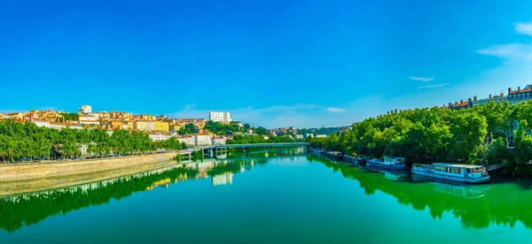 Rhone Riverside Nehir Lyon Frangı — Stok fotoğraf