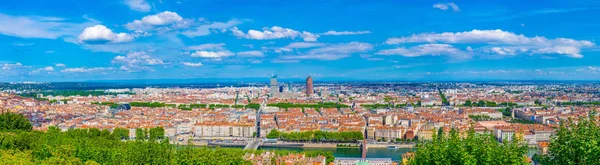 Aerial View Lyon Dominated Part Dieu Commercial Center Franc — Stock Photo, Image