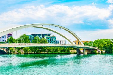 Pont Raymond Barre nehir Rhone Lyon, Frangı üzerinden