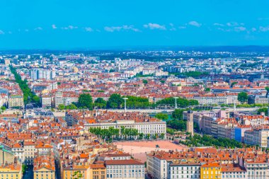 Place Bellecour Lyon, Frangı havadan görünümü
