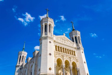 La Basilique Notre Dame de Fourviere Fransız şehir Lyo