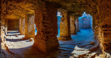 Paphos, Cypru üzerinde kings nekropol mezarlar iç