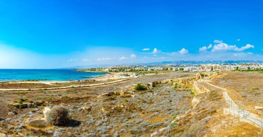Paphos arkeolojik Park Cypru üzerinde