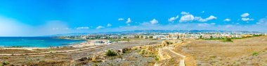 Paphos arkeolojik Park Cypru üzerinde