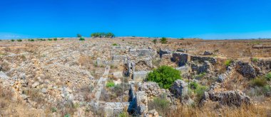 Runis of ancient Enkomi known as Alasia near Famagusta, Cypru clipart