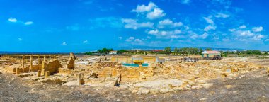 Paphos arkeolojik Park Cypru üzerinde
