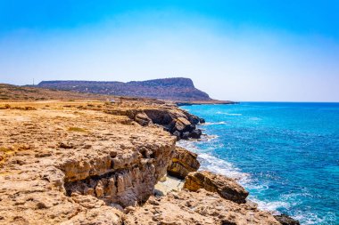 Cape Greco Milli parkta Güneydoğu cypru