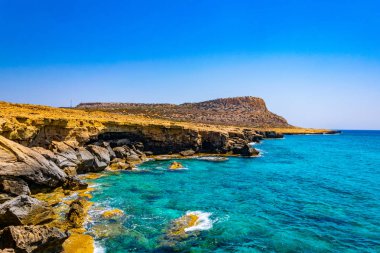 Cape Greco Milli parkta Güneydoğu cypru