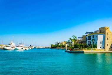 Cypru 'daki Limasol marinası.