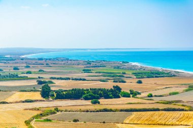Cypru üzerinde Ermogenis beach yakınındaki kırsal
