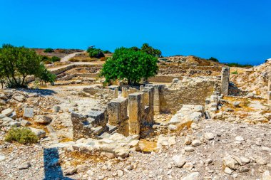Cypru antik Kourion sitesinde kalıntıları