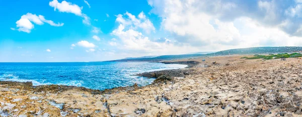 Costa Desigual Península Akamas Jalá — Foto de Stock