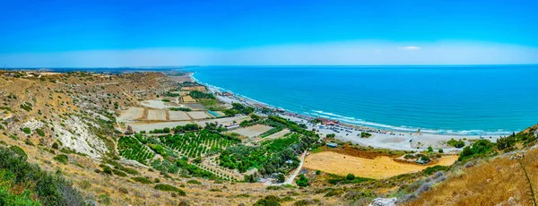 Plaja Kourion Cypru — Fotografie, imagine de stoc