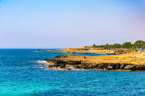 Бесплодное Побережье Мыса Греко Кипре — стоковое фото