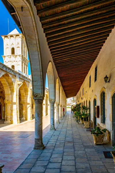 Podloubí Kostela Svatého Lazara Larnaka Cypru — Stock fotografie