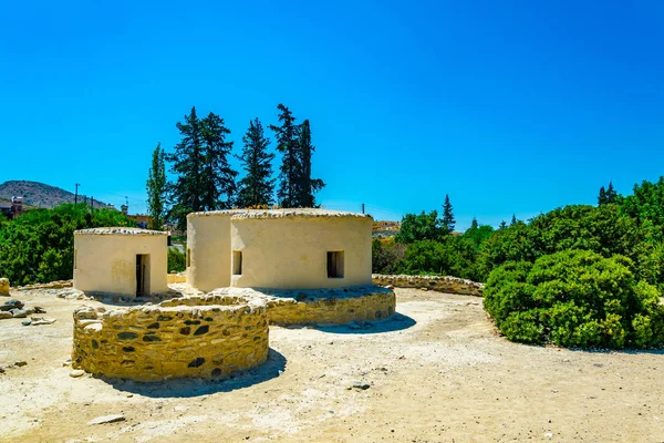 Reconstructed Neolithic Dwellings Choirokoitia Cypru — Stock Photo, Image