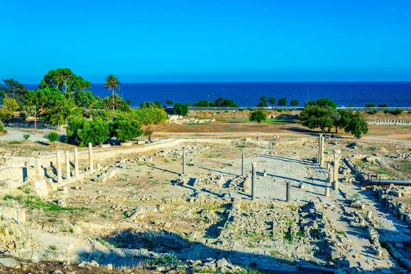 Ruiny Starożytnych Amathus Limassol Cyprze — Zdjęcie stockowe