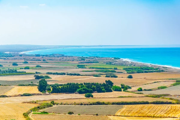 Сільській Місцевості Біля Пляжу Ermogenis Cypru — стокове фото