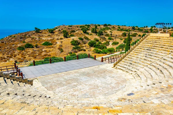 Romerska Teatern Den Antika Kourion Platsen Cypern — Stockfoto