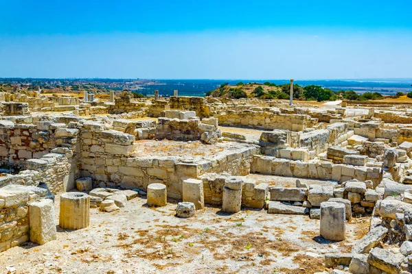 Ruínas Agora Antigo Kourion Cypru — Fotografia de Stock
