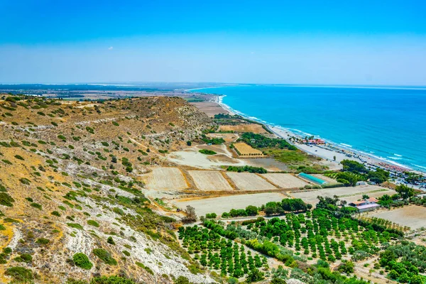 Praia Kourion Cypru — Fotografia de Stock