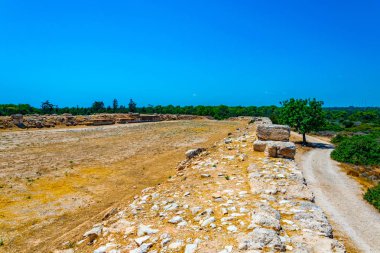 Antik Kourion Cypru üzerinde Stadyumu