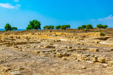 Paphos arkeolojik Park Cypru üzerinde