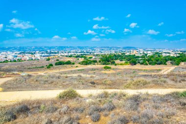 Paphos arkeolojik Park Cypru üzerinde