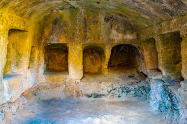 Paphos, Cypru üzerinde kings nekropol mezarlar iç